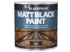 Image of Blackfriar Matt Black Paint 125Ml BKFMB125