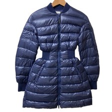 RED VALENTINO waist-marked down coat, size 38, navy Women USED
