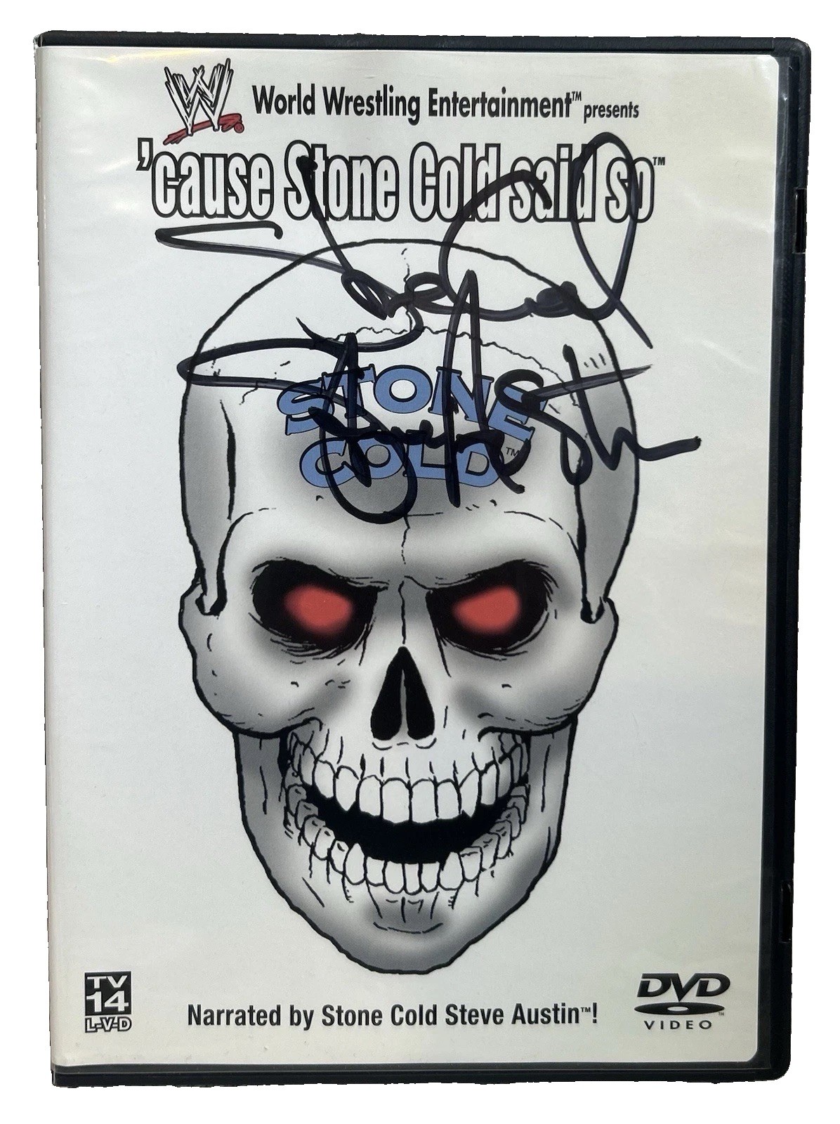 Stone Cold Steve Austin Signed DVD Says So Autographed PSA/DNA