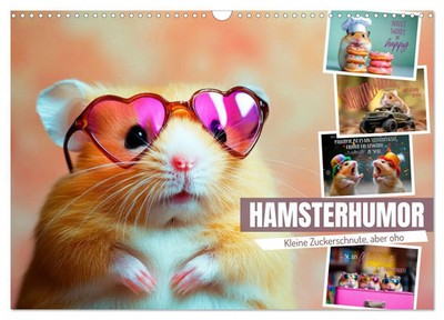 Hamsterhumor - Kleine Zuckerschnute, aber oho (Wandkalender 2026 DIN A3...