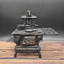 Crescent Salesman Sample Cast Iron Stove Toy Miniature