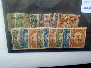 Early China Stamp Collection Province OPTS stock card upto 1929 ex auction lot