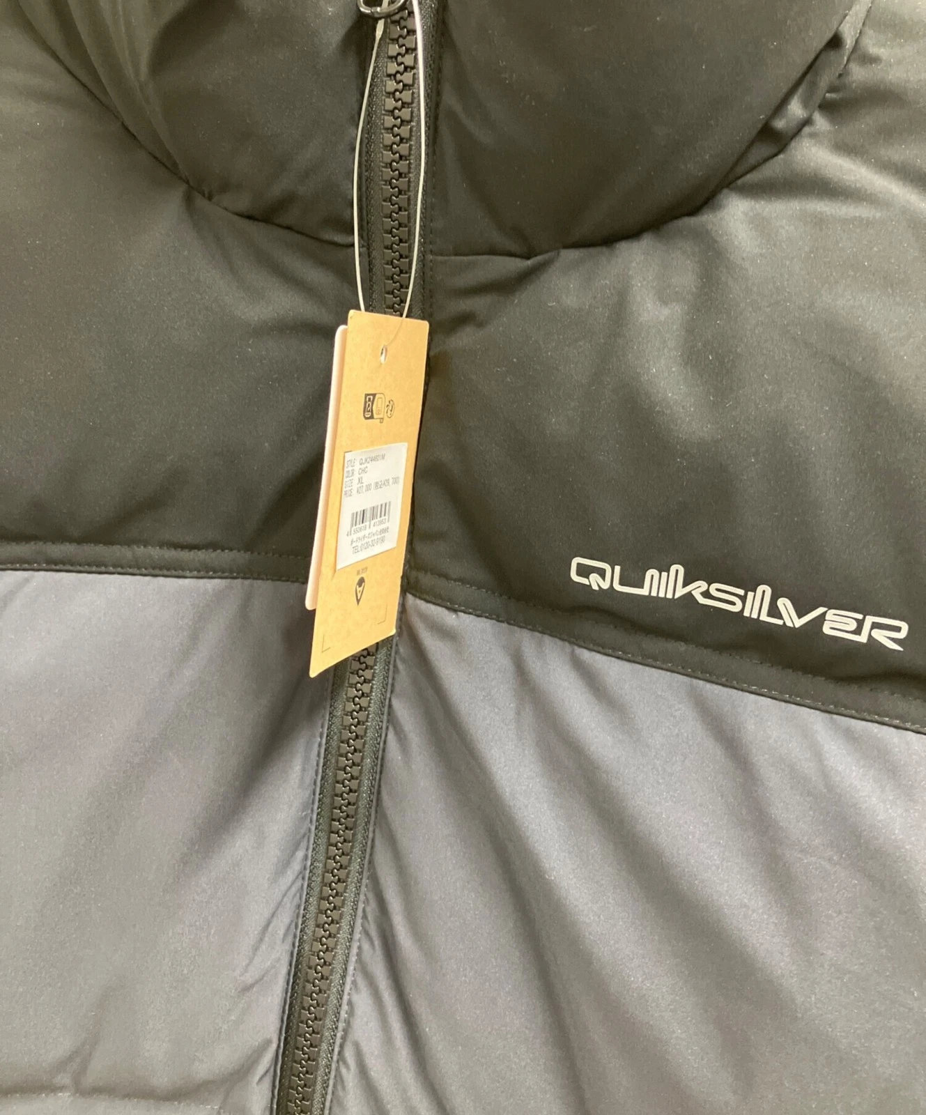 Quiksilver Jacket Men's Size XL Black New image 3