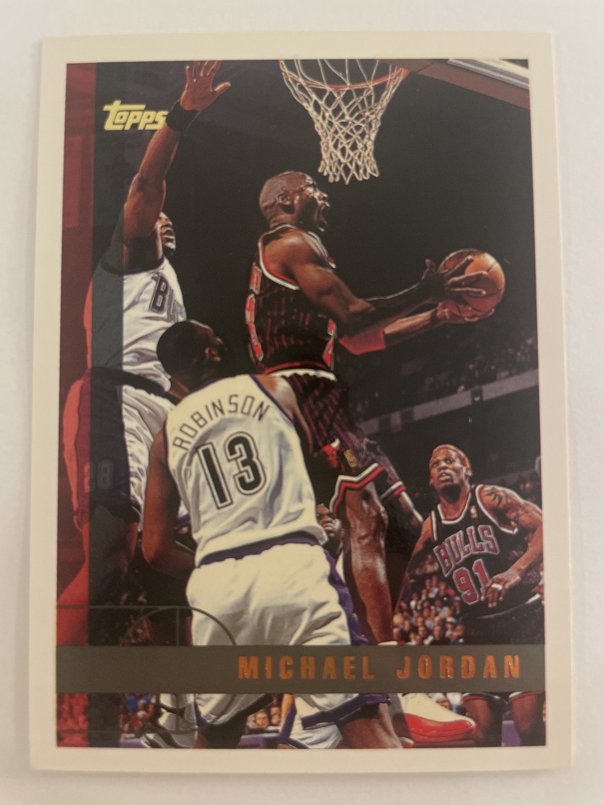 1997-98 Topps Michael Jordan #123 Bulls GOAT
