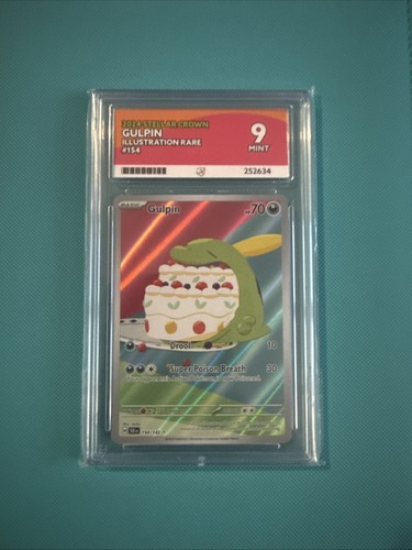 Gulpin graded ACE 9 for sale on eBay