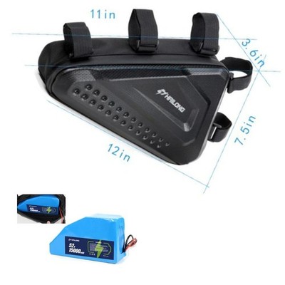 52V Triangle pack battery 52 V 15AH Battery & Bag