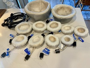 11 - Glas-Col Heating Mantles Mixed Lot With 5 Power Cords Included.