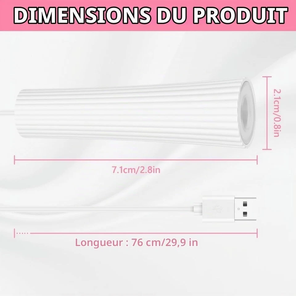 Lampe UV Sèche Ongles Portable Professionnelle Rechargeable - Alaoo - Photo 2/4