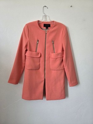 Metaphor Longline Sport Jacket Salmon Coral Pink Spring Office Professional XS