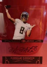 2015🔥MARCUS MARIOTA RC LEAF CLEAR AUTOGRAPHED DRAFT #BA-MM1 CARD! 