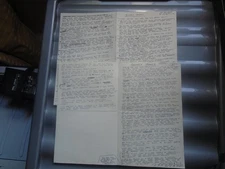 c1967 Quincy Jones Pair of Hand Written Manuscript Documents - Questions for I/V