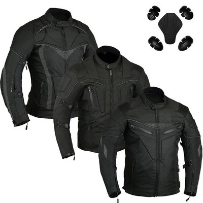 Herren-Motorradjacke Cordura, wasserdicht, CE-Protektoren, herausnehmbar XS-7XL