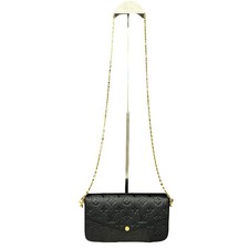 LOUIS VUITTON Shoulder Bag Pochette Felicie M64064 RFID Monogram Empreinte w/Box