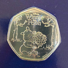2026 Winnie the Pooh 50p Coin, Charles III Era, United Kingdom, BUNC