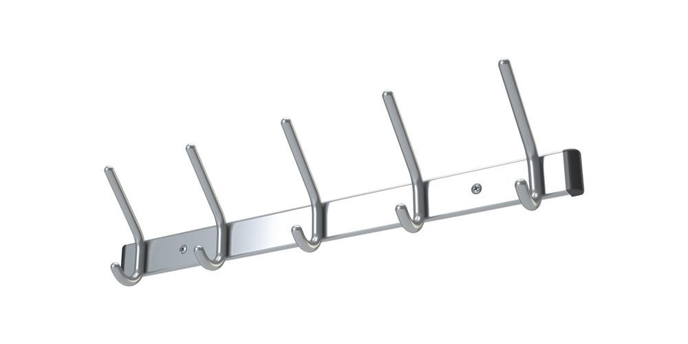Haarmann Wandgarderobe Aluminium F1 naturfarbig 9 -/9   13...