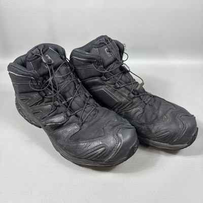 個人装備 SALOMON XA FORCES MID GTX EN BLACK Salomon XA FORCES MID GTX Boots Shoes Black Tactical Military Men