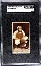 1912 Recruit Little Cigars T207 Jack Lapp SGC Authentic
