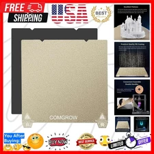 Ender 3 V3 KE PEI Spring Steel 235x235mm, Texture PEI Sheet Magnetic Flexible...