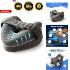 Knee Pillow for Side Sleepers Hip Pain Relief Support Sciatica Back Knees