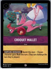 Croquet Mallet - 66/204 - Rise of the Floodborn - Lorcana Cold Foil - NM - B3G1