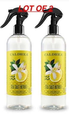 Caldrea Linen & Room Spray, SEA SALT NEROLI, Made With Essentials Oils(PACK OF 2