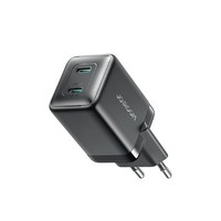Joyroom Dual Usb C Gan Ladegeraet 45W Netzteil Adapter Schnellladegeraet Schwarz