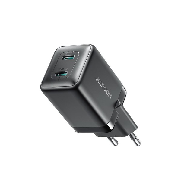 Joyroom Dual Usb C Gan Ladegeraet 45W Netzteil Adapter Schnellladegeraet Schwarz-image