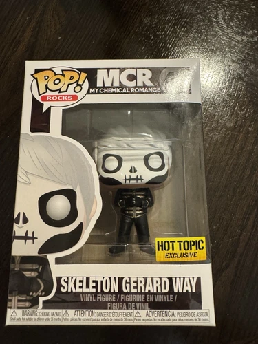 Funko Pop Skeleton Gerard Way Hot Topic Exclusive MCR 41