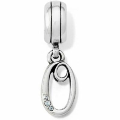 Brighton ''INITIALLY YOURS-O '' Silver Charm (MSR$16) New