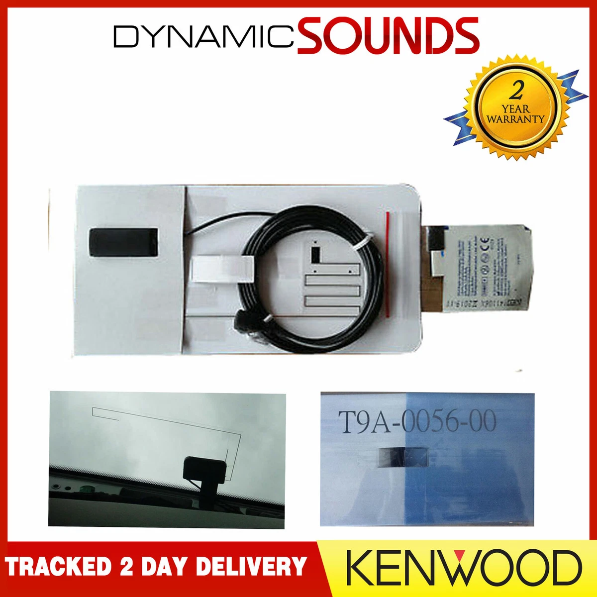 Kenwood aktive DAB/ DAB+ Scheibenantenne T9A-0056-00