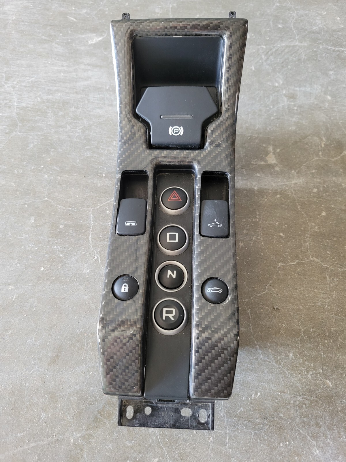 McLaren MP4-12C 650S Shift Control Switch Panel Carbon Fiber 11M2418SP OEM