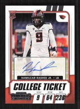 Hamilcar Rashed Jr. 2021 Panini Contenders Draft Picks Auto #165
