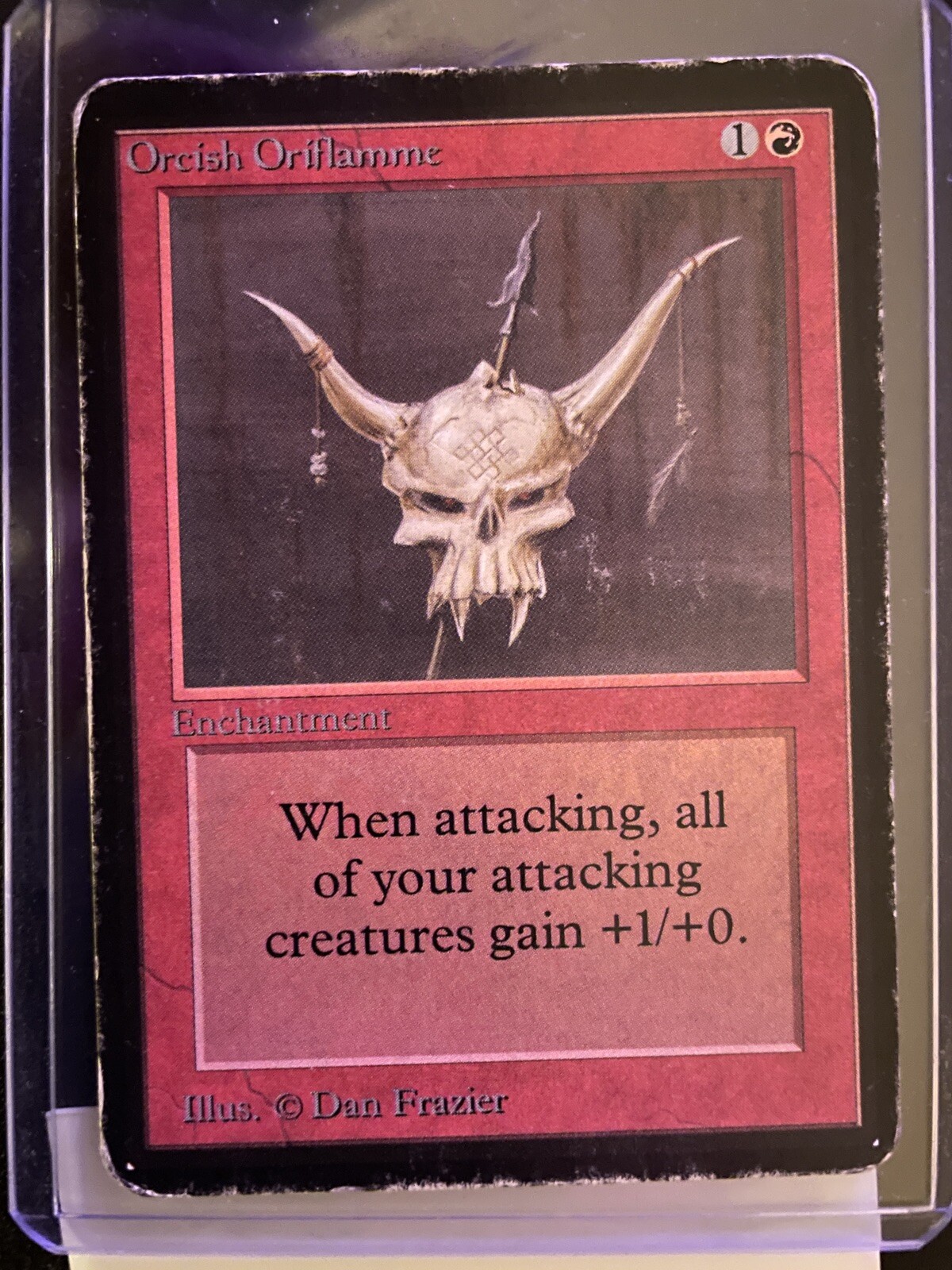 Orcish Oriflamme Alpha Played MTG Magic The Gathering