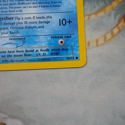 Kabuto 56/75 Pokemon Neo Discovery Played Single Card TCG WOTC - Picture 3 of 10