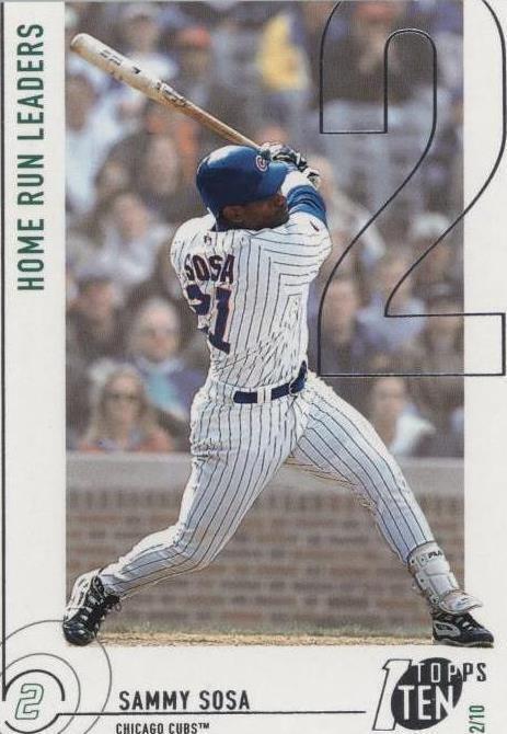 2002 Topps Ten - Sammy Sosa #32 - 1 of 1