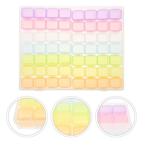 Storage Box Nail Rhinestones Separate Boxes Multi-grid Accessories Holder
