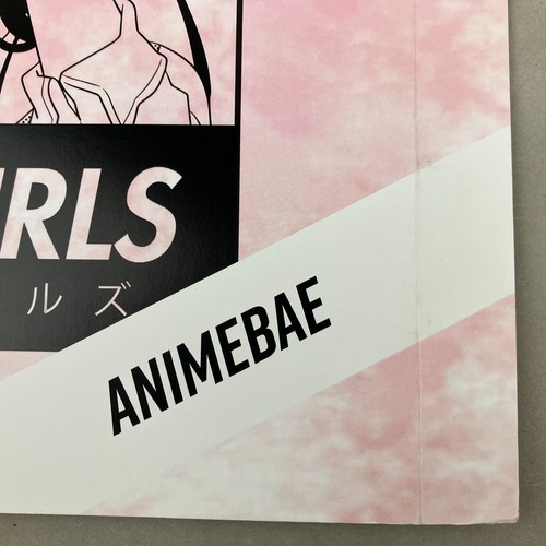 Animebae Sad Girls Rosa Tie-dye Tema Caliente Camiseta Tienda Exhibición Póster Estampado - Imagen 6 de 9