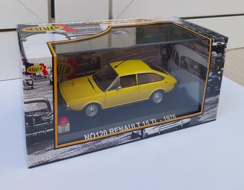 Renault 15 TL Phase II 1976 yellow Nostalgie 120 MIB 1:43 n 5 8 10 12 17 alpine - Imagen 2 de 4