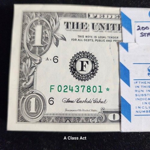 2003 A $1 - 100 Note Star Pack Consecutive Serial #'s Atlanta. F 1930F☆. T8704 - Picture 4 of 4