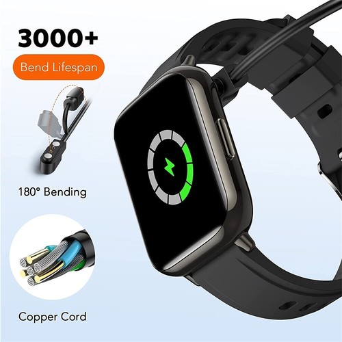 Câble magnétique 2 broches câble chargeur USB adapté smartwatch utilisation universelle - Photo 4 sur 12