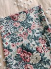 Vintage Ralph Lauren Kipling Floral Print Ruffled TWIN Flat Sheet — photo 7