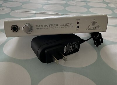 BEHRINGER F Control FIREWIRE Audio Interface FCA202 with AC ADAPTER