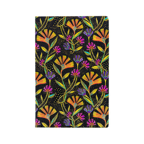 Wild Flowers (Playful Creations) Mini Lined Softcover Flexi Journal (Elastic