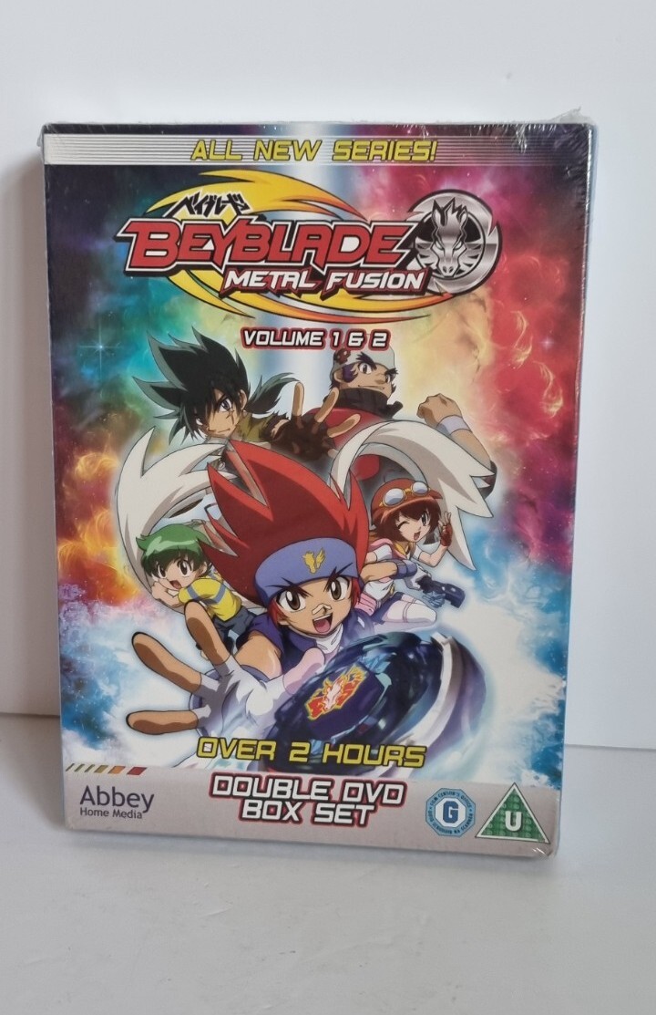 Beyblade Metal Fusion - Volume 1 And 2 (DVD, 2011) New And Sealed