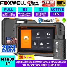 FOXWELL NT809BT OBD2 Scanner Bidirectional Di...