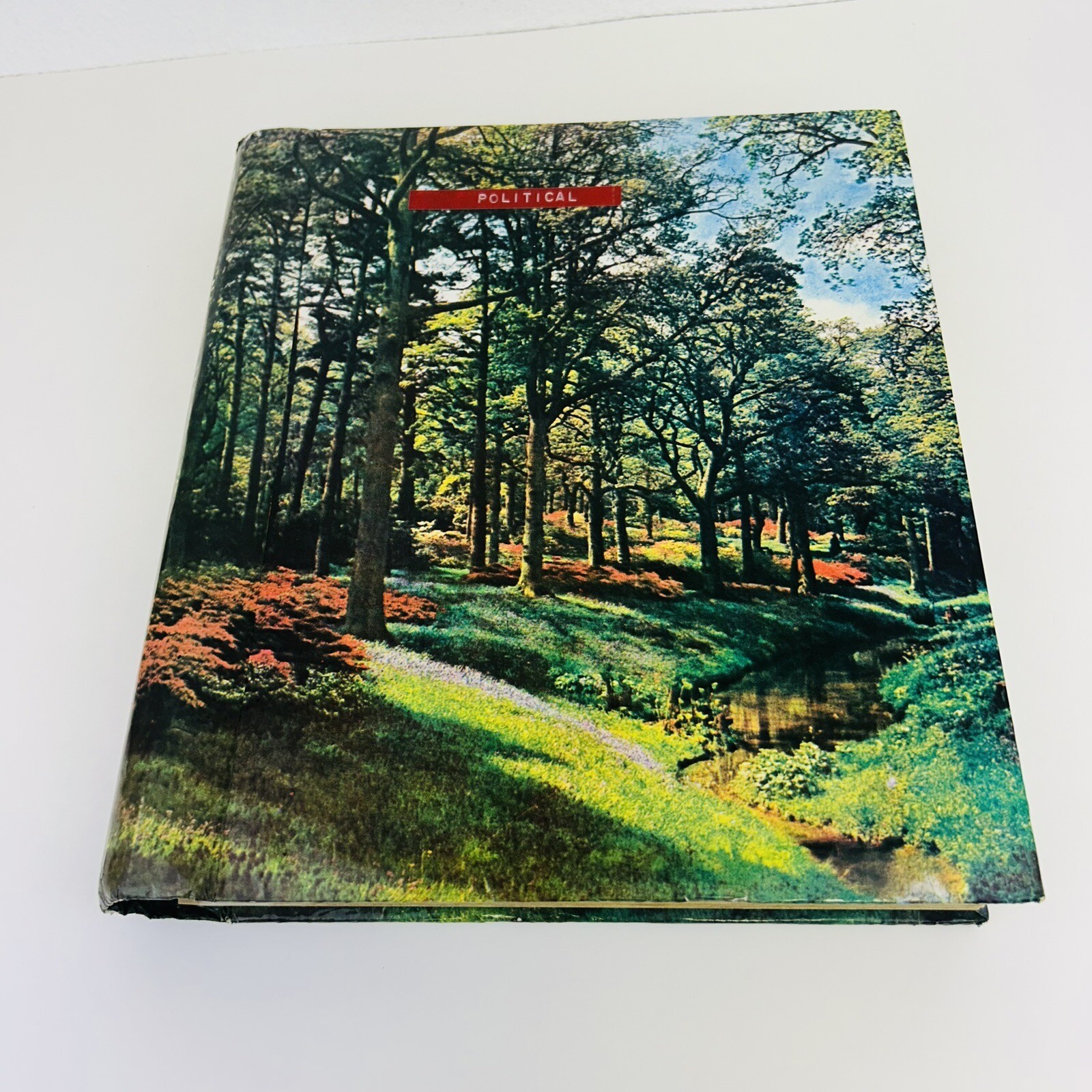 Vintage Political News Paper Cut Outs Album 1970S Scrap Book