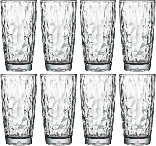 Unbreakable Drinking Glasses Tritan Plastic Tumblers Dishwasher Safe BPA Free... - Picture 2 of 7