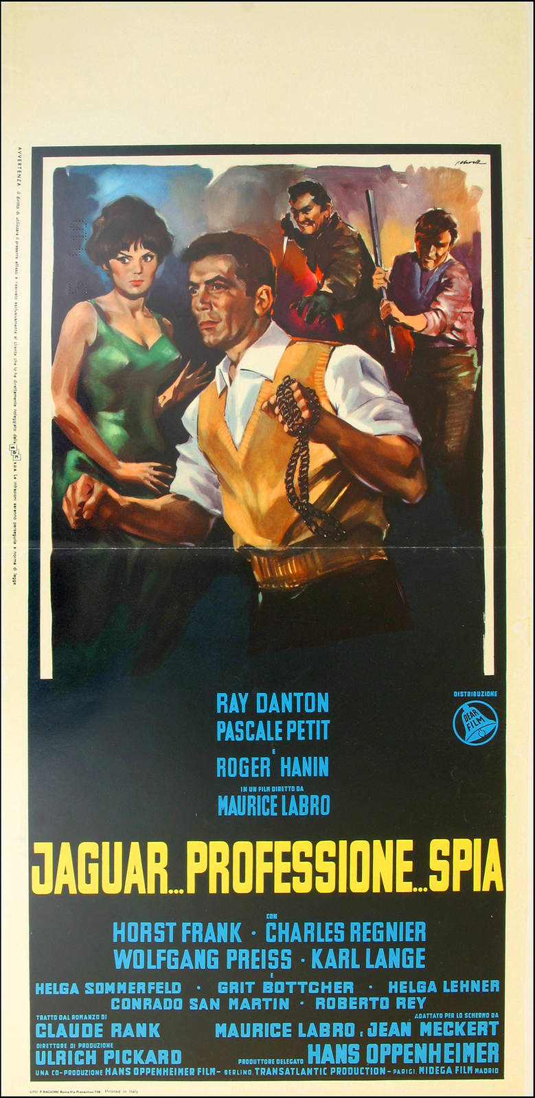 Locandina originale film Jaguar (1979) - Regia di Lino Brocka