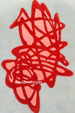 Tapis de forme irrégulière fait main 100 % laine touffetés à la main pour la ...