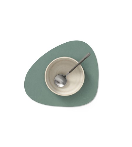 Lind DNA Place Mats, Danish Designer Placemats Leather. Pastel Green - Picture 2 of 3